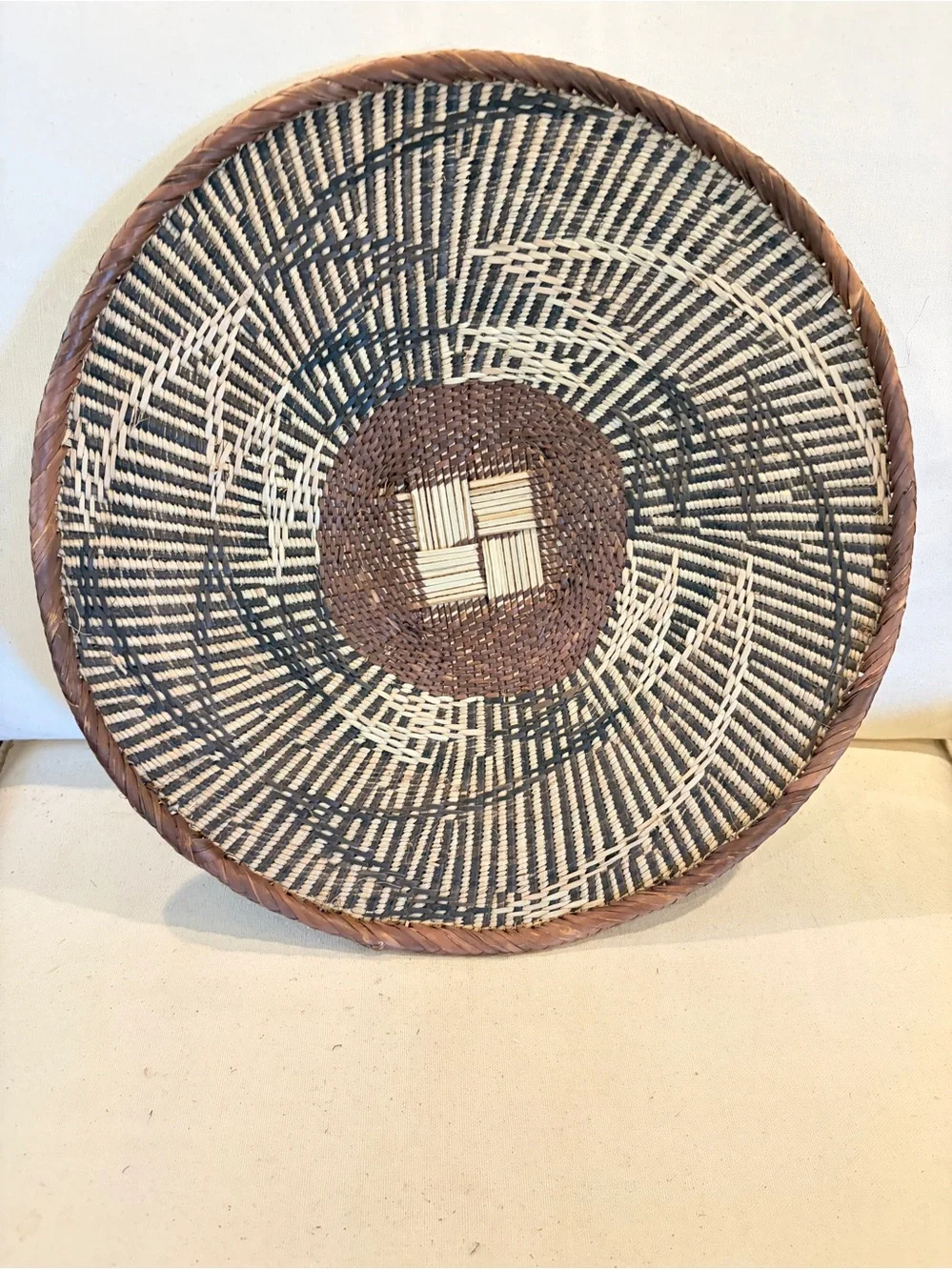 NEW Africa Woven Basket. Made by the Binga people of Zambia/Zimbabwe